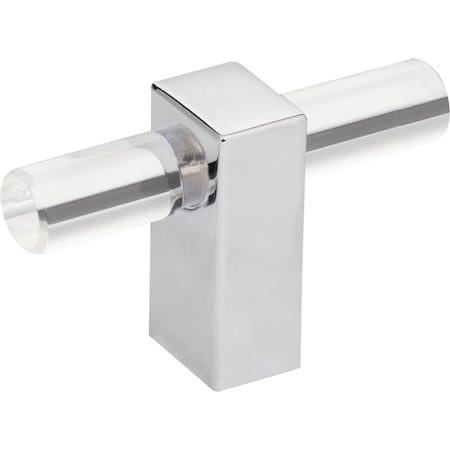 Jeffrey Alexander 2-3/8In. Overall Length Polished Chrome SpencerIn.tIn. Knob 578T-PC